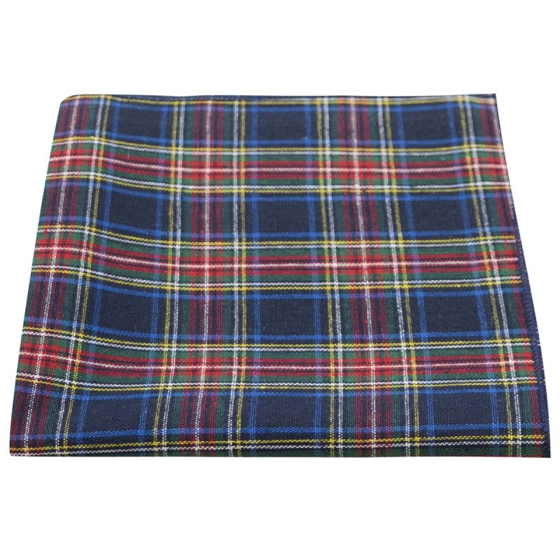 How To Fold Your Tartan Pocket Square - The Three - View #2