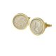 1954 Sixpence Cufflinks in Gold Mount