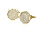1959 Sixpence Cufflinks in Gold Mount