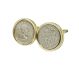 1964 Sixpence Cufflinks in Gold Mount