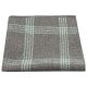 Slate Grey & Blue Birdseye Check Pocket Square