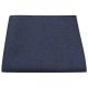 Midnight Blue & Black Herringbone Pocket Square