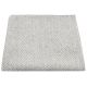 Silver Grey & Cream Herringbone Pocket Square