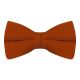 Amber Brown Velvet Bow Tie