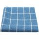 Azure Blue Birdseye Check Pocket Square