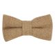 Coffee Brown Woven Wool Bow Tie