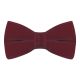 Burgundy Velvet Bow Tie