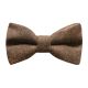 Heritage Check Cedar Brown Bow Tie