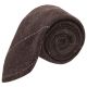 Luxury Herringbone Chocolate Brown Tie