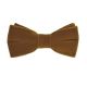 Cider Brown Velvet Bow Tie