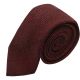 Cranberry Red & Black Herringbone Tie