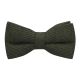 Dark Green Sharkskin Bow Tie