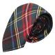 Boys Dark Green & Black Tartan Tie