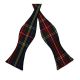 Dark Green Tartan Check Self-Tie Bow Tie