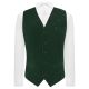 Dark Green Velvet Waistcoat