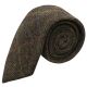 Dark Olive Green Herringbone Check Tie