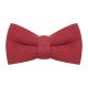 Dark Pastel Red Donegal Tweed Bow Tie