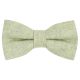 Mint Green Herringbone Bow Tie