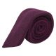 Dark Burgundy Donegal Tweed Tie