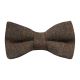 Heritage Check Earth Brown Bow Tie
