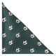 Dark Green Football Herringbone Pocket Square