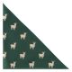 Dark Green Goat Herringbone Pocket Square
