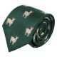 Dark Green Goat Herringbone Tie