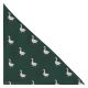 Dark Green Goose Herringbone Pocket Square