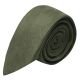Dark Olive Green Suede Tie