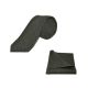 Highland Weave Forest Green Tie & Pocket Square Set