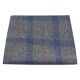 Grey & Blue Check Pocket Square