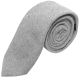 Highland Weave Stonewashed Light Grey Tie