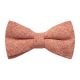 Highland Weave Stonewashed Brick Red Bow Tie