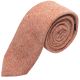 Highland Weave Stonewashed Brick Red Tie