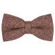 Highland Weave Burgundy Bow Tie
