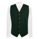Hunter Green Linen Waistcoat