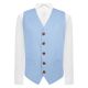 Ice Blue Linen Waistcoat