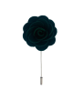 Dark Green Velvet Flower/Rose Lapel Pin