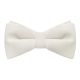 Ivory Velvet Bow Tie