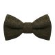Boys Juniper Green Herringbone Check Bow Tie