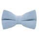Light Baby Blue Velvet Bow Tie