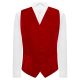 Dark Red Velvet Waistcoat