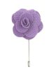 Lavender Purple Flower/Rose Lapel Pin
