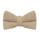 Honey Brown Waffle Bow Tie