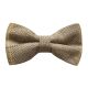 Light Oak Herringbone Check Bow Tie