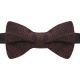 Mahogany Herringbone Check Bow Tie