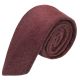 Maroon Red Donegal Tweed Tie