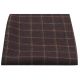 Merlot Red Tattersall Check Pocket Square