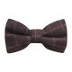 Merlot Red Tattersall Check Bow Tie