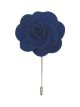 Midnight Blue Flower/Rose Lapel Pin